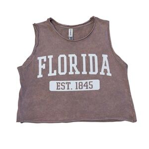 US Apparel Florida Crop Tank Top XS